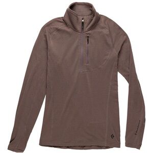 Black Diamond Coefficient LT 1/4-Zip Pullover - Women's Small Dark Mauve